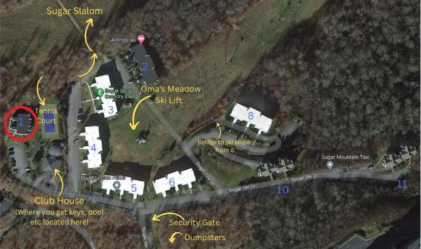 The Sugar Suite - Renovated With A View! Ac! Pool, Hot Tub, Sauna, Gym, Ev Sugar Mountain Exterior foto